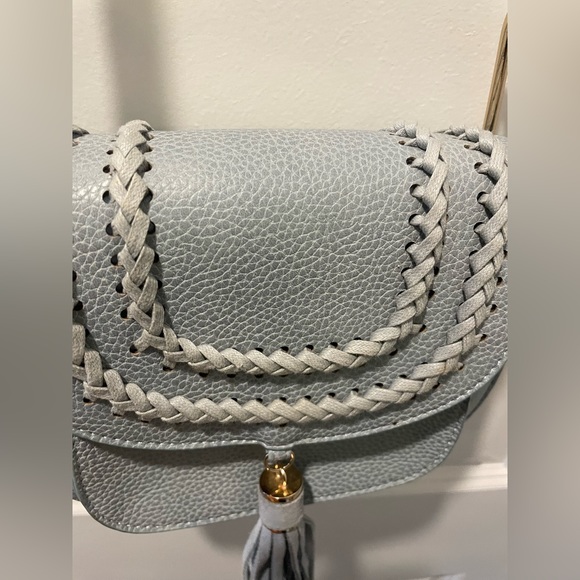 Moda Luxe Baby Blue Crossbody Purse - Picture 2 of 9